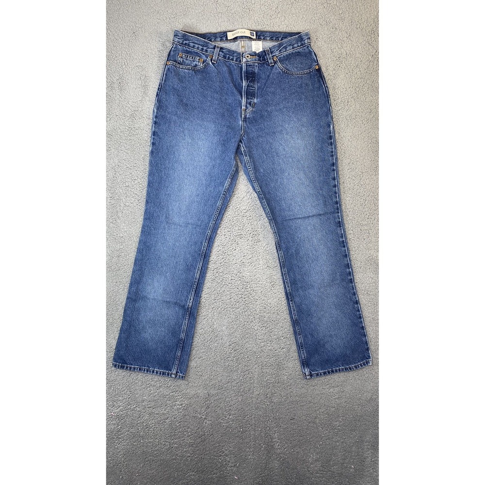 Gap Women's Blue Denim Boot Cut Leg Jeans Medium Wash Size 14 REG
